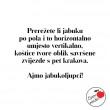 prerezana jabuka jeste li znali tekst